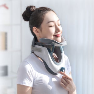 오르힐 베이직 목견인기 의료용 거북목 교정기 목보호대 깁스 수직 보조기 브리즈 견인치료기