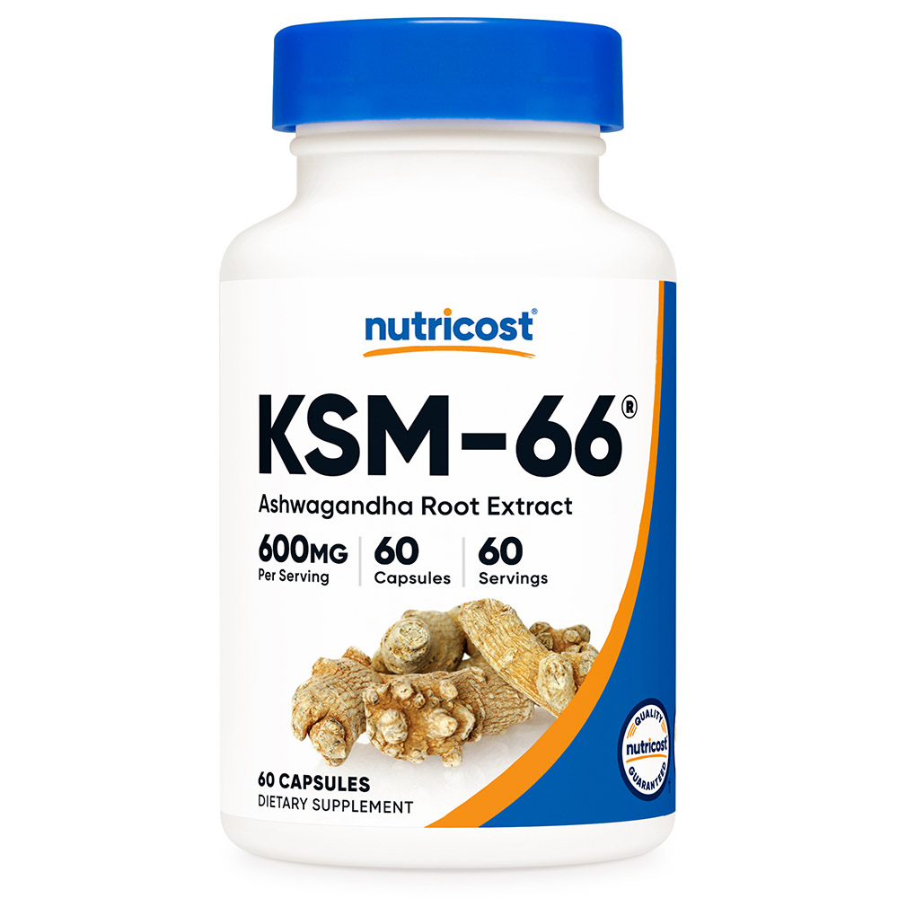 뉴트리코스트 KSM-66 아슈와간다 아쉬와간다 <b>아쉬아간다</b> 뿌리 추출물 600mg 60일분