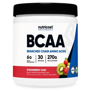 뉴트리코스트 BCAA 6g 아미노산 파우더 분말 30회분 딸기 키위맛 261g