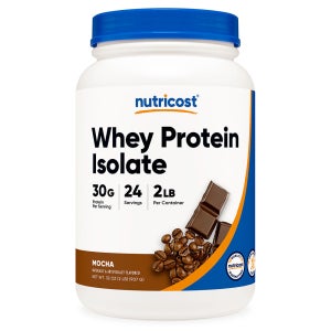 뉴트리코스트 WPI 프로틴 30g 단백질 모카맛 24일분 907g