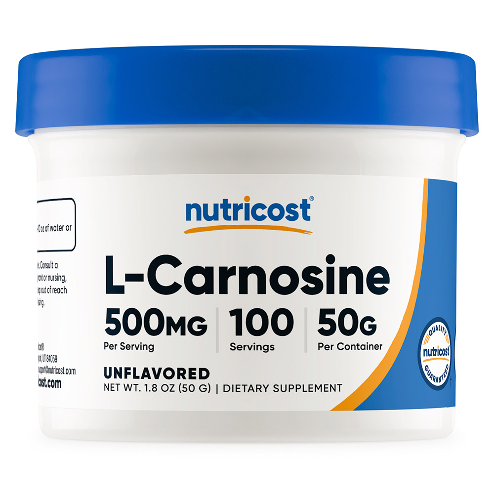 뉴트리코스트 <b>L-카르노신</b> 500mg 파우더 분말 100일분 50g