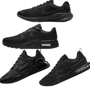 국내매장판 나이키 올블랙운동화 남성러닝화