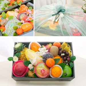 꿀봄 과일선물상자 혼합L 선물세트 승진 퇴직 출산 병문안 첫인사 상견례 회사복지 축하 환갑상차림