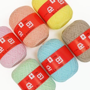 바토니팅 구정 뜨개실 30수 타조실 면실 코바늘실