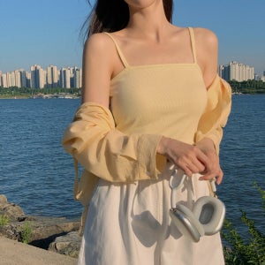 (10컬러기본템) 데이 베이직 골지 끈나시 ts3711