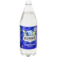 Kirks 커크스 레몬에이드 오리지널 탄산음료 병 1.25L 2팩