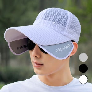 슬라이드 날개 메쉬캡 골프 모자 메쉬 햇빛차단 등산 낚시