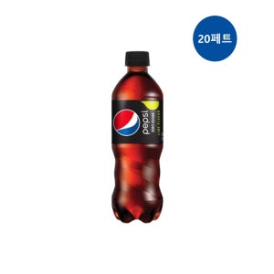 롯데칠성음료 펩시 제로슈거 라임향 콜라 500ml 20페트 탄산 음료수 페트음료