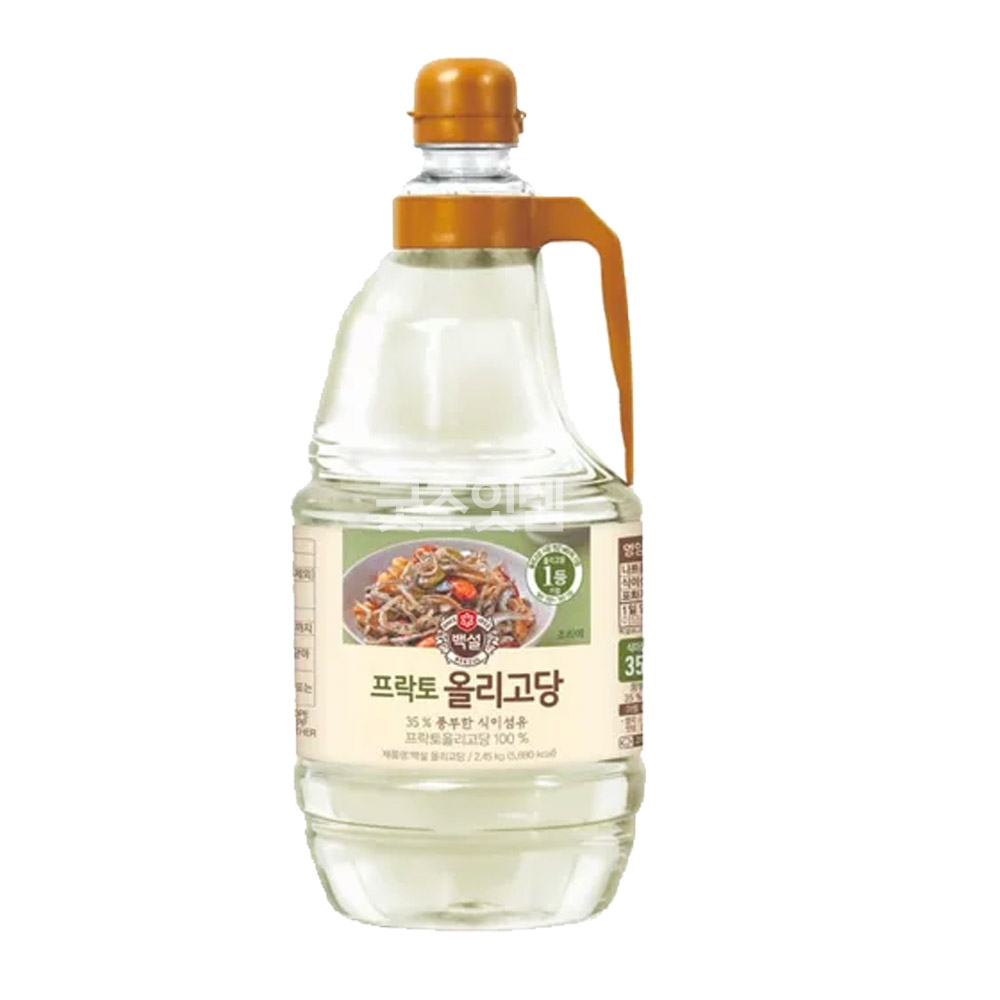 백설 <b>프락토올리고당</b> 2.45kg 요리당 요리올리고당 물엿