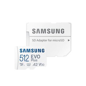 삼성 마이크로 SD카드 EVO Plus 외장메모리카드 microSD 512GB 블랙박스