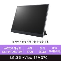 LG 그램 플러스뷰 +view 16MQ70 그램뷰 포터블 모니터(zoaa)