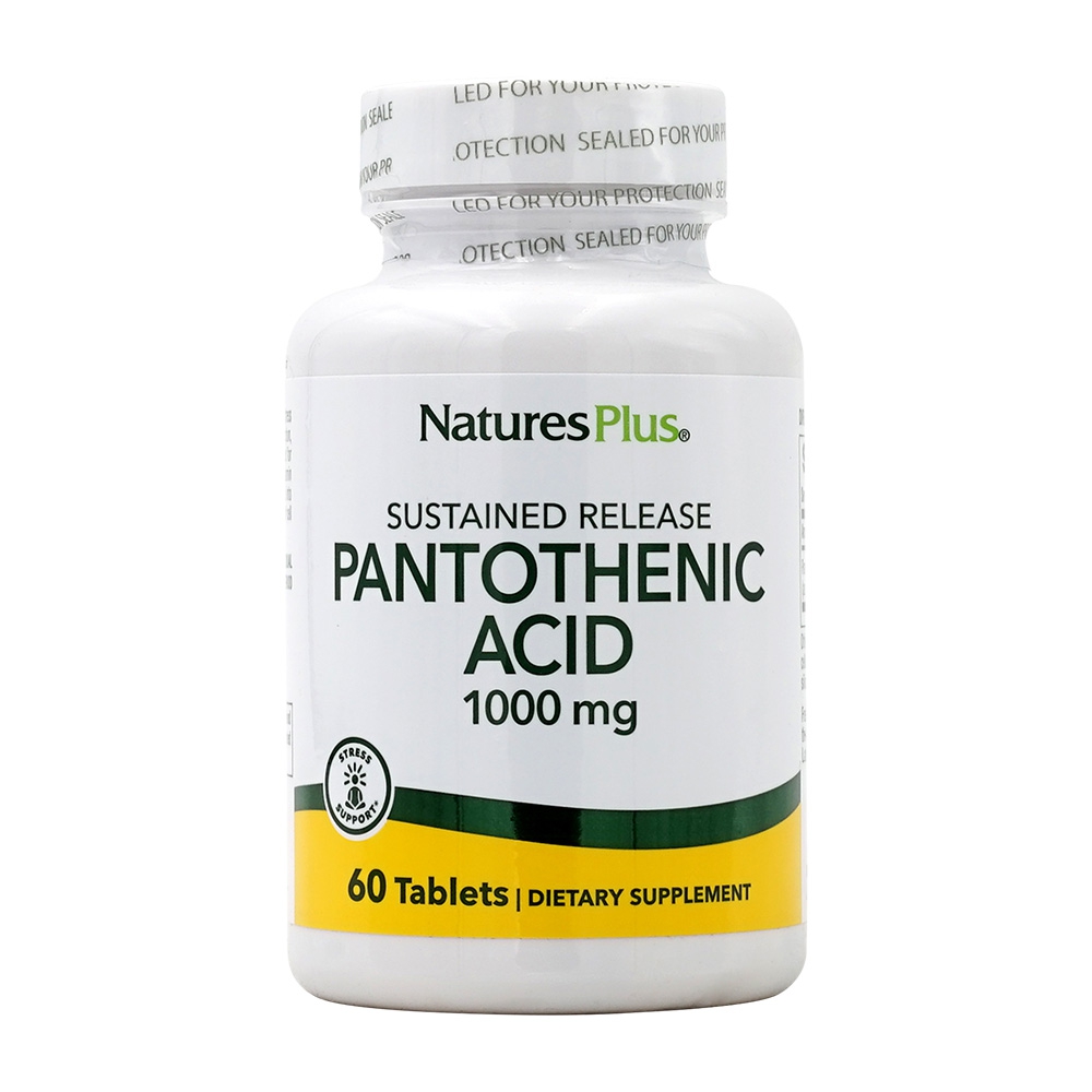 <b>네이쳐스플러스 판토텐산</b> 비타민B5 비건 1000mg 60정