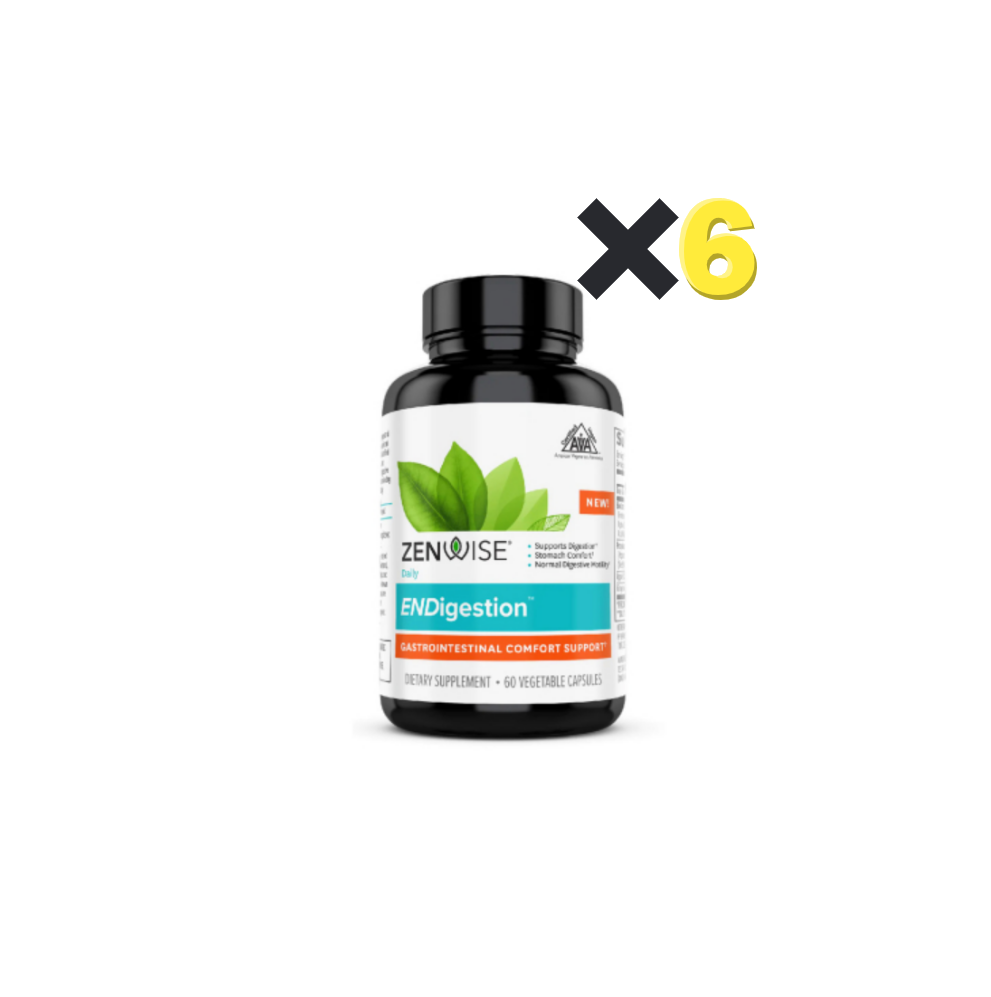 [Zenwise Health] 젠와이즈 헬스 데일리 엔다이제스천 Daily <b>ENDigestion</b> , 60 베지캡슐 X 6병