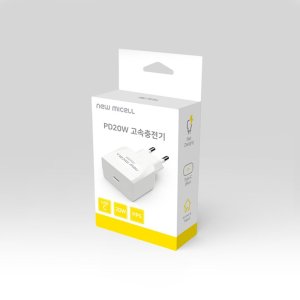 뉴미셀 PPS 지원 PD 20W 초고속 가정용 충전기 케이블미포함 NMC-PD20 아이폰 애플 삼성 갤럭시 핸드폰/b