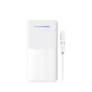 엑티몬 PD 20W 고속 충전 보조배터리 10000mAh C타입 15cm 케이블+8핀젠더 포함 MON-PD20W-K10000/b