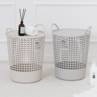 네이쳐리빙 모노블 대용량 빨래바구니 45L x 2p + 스티커