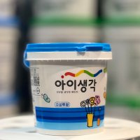 삼화페인트 아이생각 수성 투명 1L 오염방지 바니쉬 코팅제