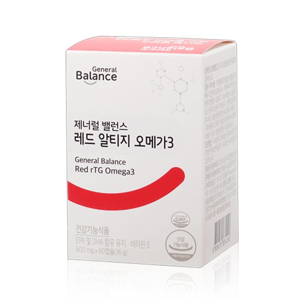 제너럴 밸런스 레드 알티지 오메가3