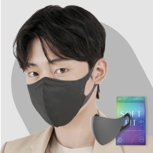 CLA 클라 라이트 KF94 소프트핏 귀편한 컬러 마스크 대형 25매