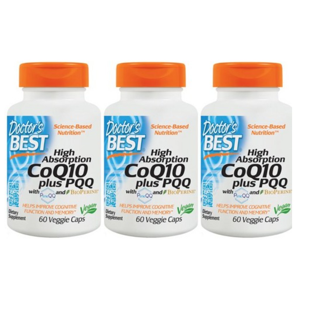 2+1 닥터스베스트 하이 앱솔션 코큐텐 <b>CoQ10 플러스 PQQ</b> 60베지캡슐