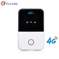 무선 차량용 usb 라우터 Tianjie-4G 와이파이 미니 3G Lte 충전식 배터리 휴대용 포켓 모바일 핫스팟 자동차 Sim 카드 슬롯