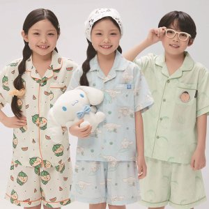 [스파오 키즈]콜라보 반팔 파자마(망그러진곰,포켓몬,산리오캐릭터즈,짱구) [당일출고] [1+5% Npay]