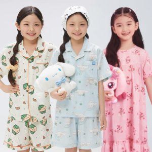 [스파오 키즈]콜라보 반팔 파자마(티니핑,망그러진곰,포켓몬,산리오캐릭터즈,짱구) [당일출고]