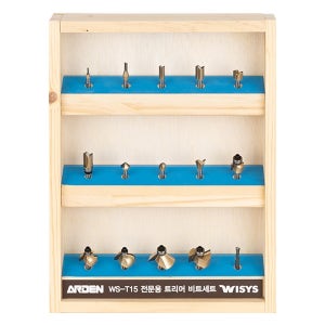 트리머날 트리머비트 세트 15pcs 6샹크 ARDEN 아덴
