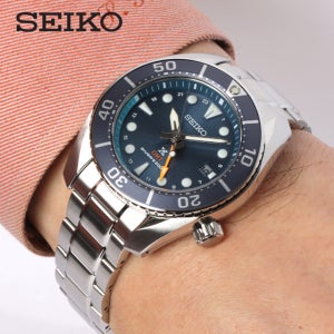 세이코 아쿠아 수모 솔라 GMT 다이버 SFK001J1 블루