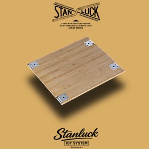 스텐럭 IGT 대나무 멀티펑션 2유닛 테이블 숏