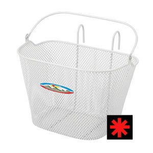 화이트 자전거바구니 5-13번 걸이바구니소