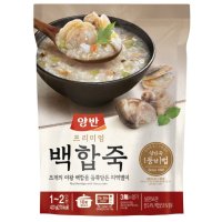 동원 양반 백합죽 파우치 420g x 20개