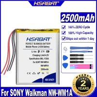 HSABAT NW-WM1A NW-WM1Z 소니 워크맨 플레이어 5 선식 배터리 용 2500mAh