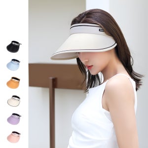 돌돌이모자 여성 썬캡 햇빛 자외선차단 선캡 모자