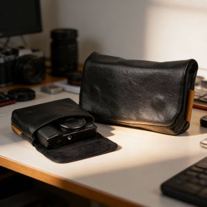 카메라 파우치 똑딱이 디카 가방 가죽 케이스 소형 리코 소니 S