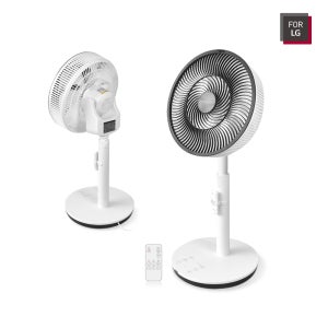FORLG 입체 3D 회전 서큘레이터 선풍기 12인치 간편세척 저소음 수면풍 안전 리모컨