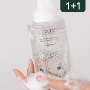 퓨어루 아기 바디워시 샴푸 폼클렌징 올인원 유아 신생아 버블 비건 바스 370ml, 2개