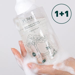 퓨어루 아기 바디워시 샴푸 폼클렌징 올인원 유아 신생아 버블 비건 바스 370ml, 2개