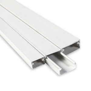 전선몰딩 걸레받이 쫄대 바닥 문턱 문틀 사각 몰딩 전기선 가리개 백색 1M 1호