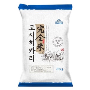 [25년 햅쌀] 씻어나온 특등급 완전미 고시히카리 10kg (특등급/무세미)