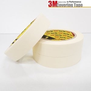 3M 마스킹 테이프 25mm x 40m 한박스 56개입 종이테이프 피도막 작업 보호용