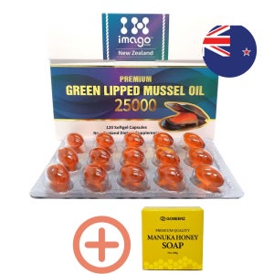 Imago Green Lipped Mussel Oil 25000 120캡슐 이마고 초록홍합