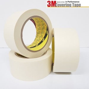 3M 마스킹 테이프 50mm x 40m 한박스 28개입 종이테이프 니스칠 피도막 보호용