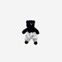 [모남희 키홀더] 모남희 블핑이 키링 하얀 빤쭈 블랙 Monamhee Beulpingi Keyring with White Pants Black