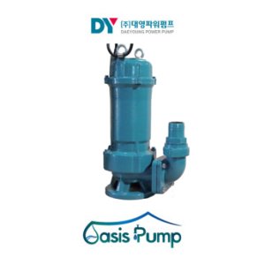 대영파워펌프 DWE-08M 1HP 220V 호스형 수동 수중배수펌프 구경 50MM 표준 GC200 임펠라