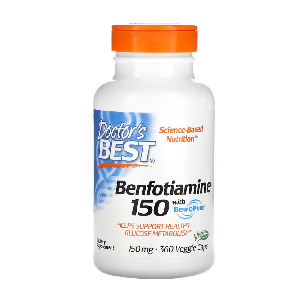 닥터스베스트 <b>벤포티아민</b> Benfotiamine <b>150mg</b> 360베지캡슐