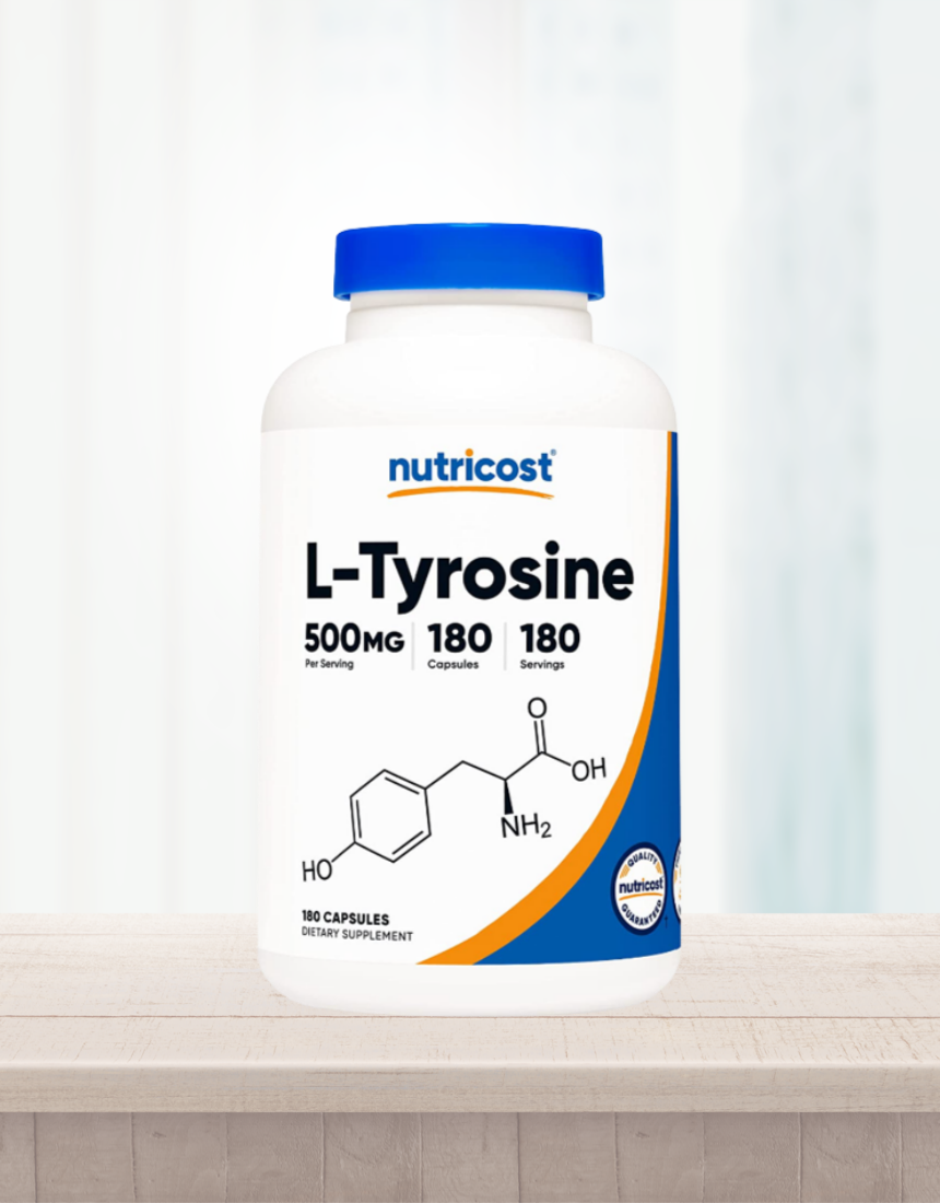 뉴트리코스트 엘 <b>타이로신</b> 500mg 180캡슐 L-Tyrosine