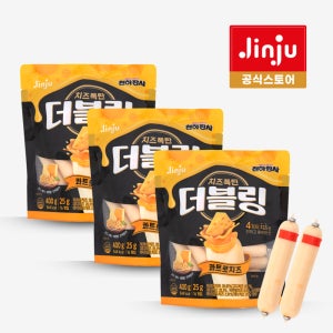천하장사 더블링 콰트로치즈 400g (25gX16개입) X 3개