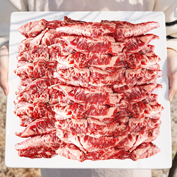 대용량 갈비살 1kg 소갈비 소갈비살 늑간살 소고기 구이 캠핑 음식