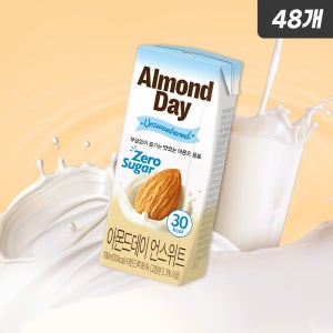 아몬드데이 언스위트, 190ml, 48개